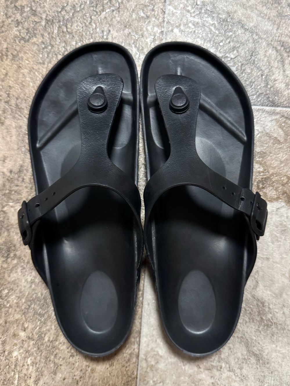 Birkenstock Gizeh Black EVA Thong Sandals